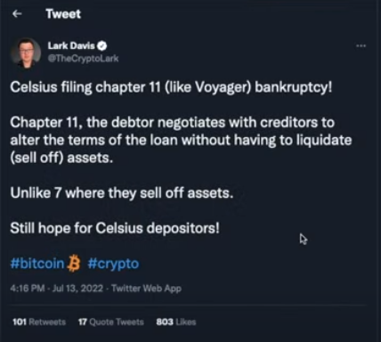 WTF IS GOING ON WITH CRYPTO tweet