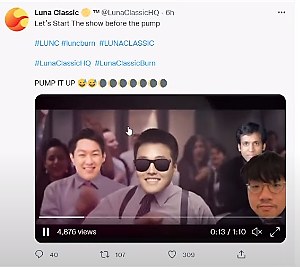 BINANCE BUYS 8.5 BILLION TERRA LUNA tweet