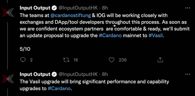 Cardano ADA ALERT tweet 2