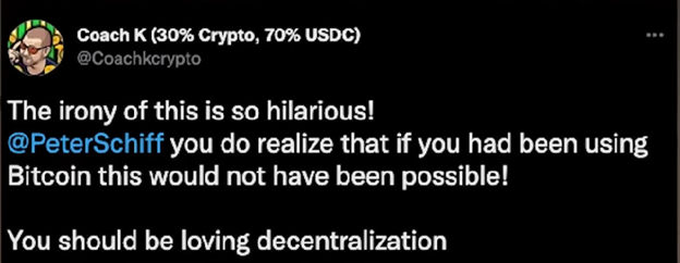 Bitcoin Hater Peter Schiff's Euro Bank SUSPENDED picture