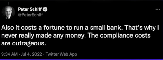 Bitcoin Hater Peter Schiff's Euro Bank SUSPENDED post 2
